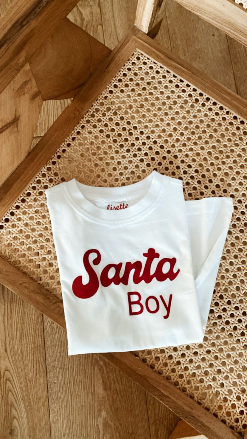 Image of Tee Shirt enfant Santa boy or Girl