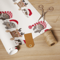 Image 9 of Gift wrap paper (Christmas kitten's)