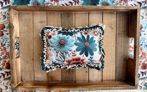 Image of teal and rust curated set