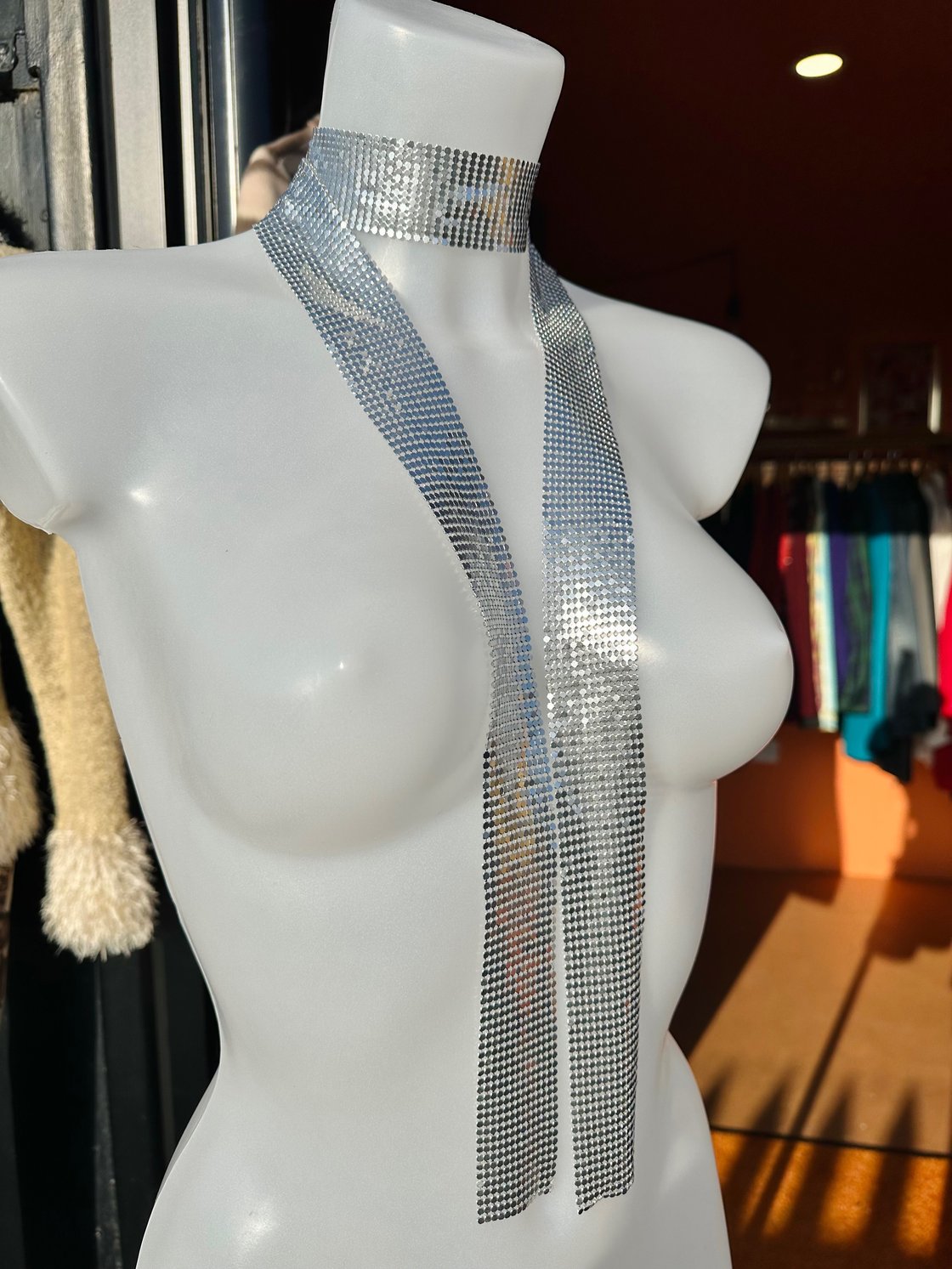 Image of SKINNY PARTY SCARF