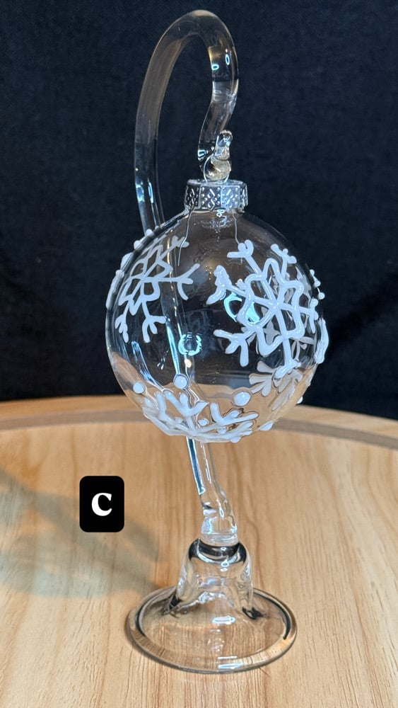 Image of Snowflake Baubles 