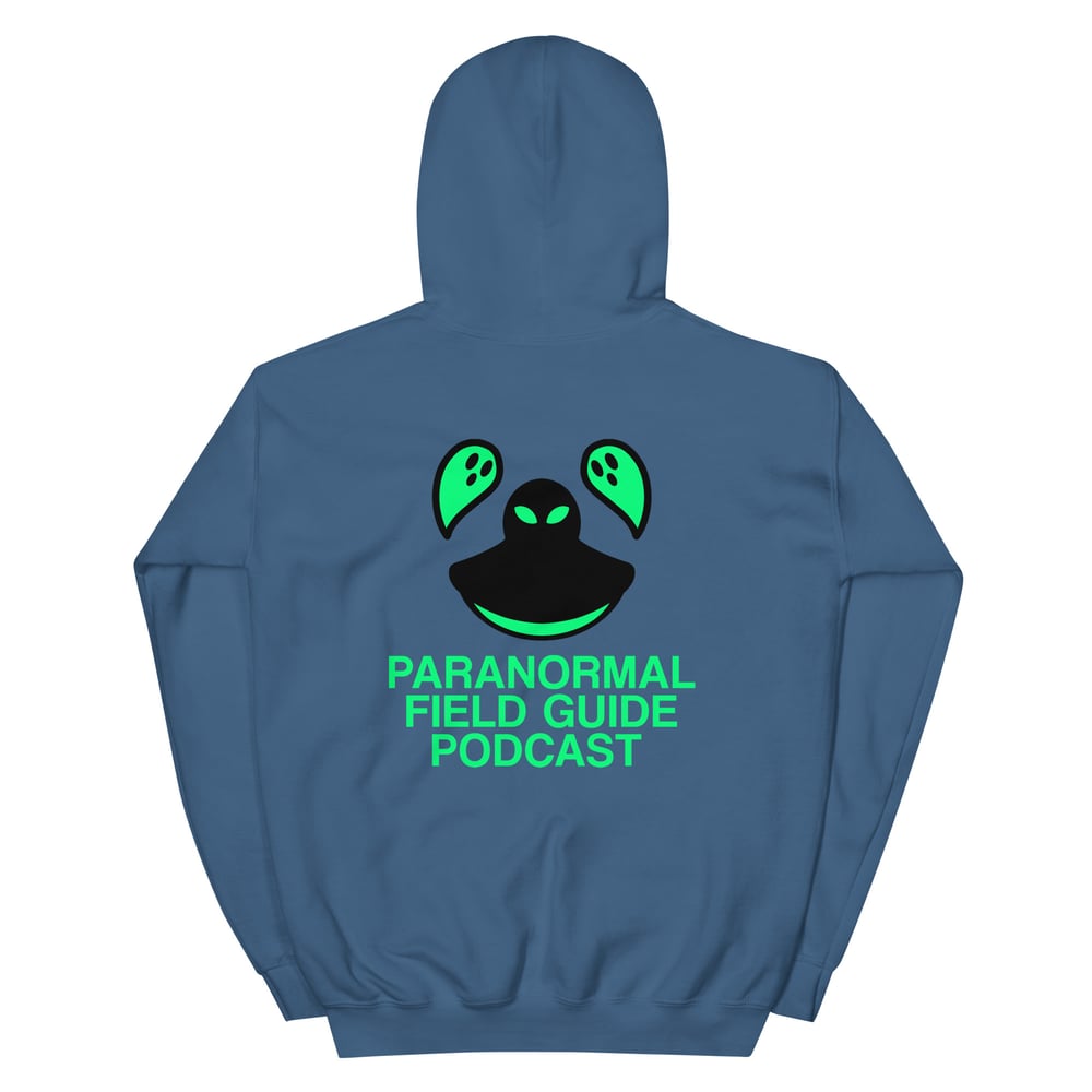 Image of Paranormal Field Guide Podcast logo hoodie
