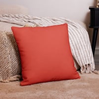 Image 6 of Pillow (Premium w Insert) - Fall Leaves and Pumpkin Sunset