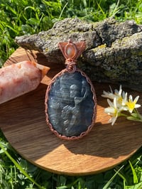Image 2 of Labradorite & Opal Fairy Pendant