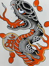 Burning snake 