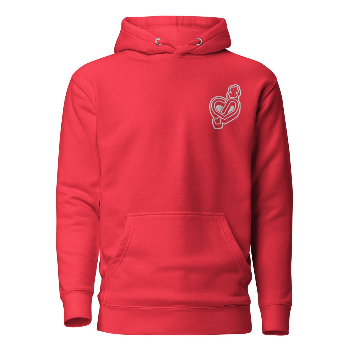 Image of Heart Hoodie (Red)