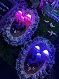 Image 4 of Mushroom wooden frame LED