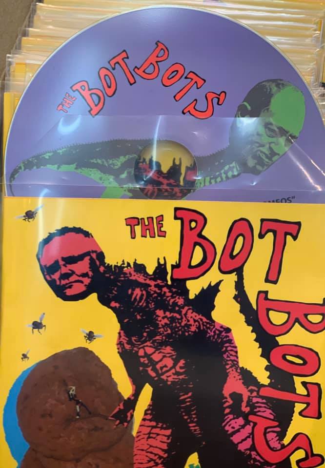 THE BOTBOTS - Stoneage Scomeos - 7" EP or CD-EP (Outtaspace/ Wreckless) - OUT NOW!