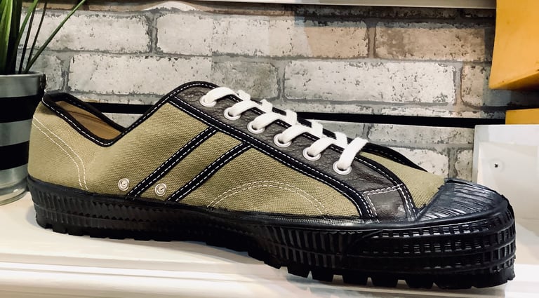 VEGANCRAFT hiker canvas+ leather Lo top sneaker shoes made in Slovakia Image 5