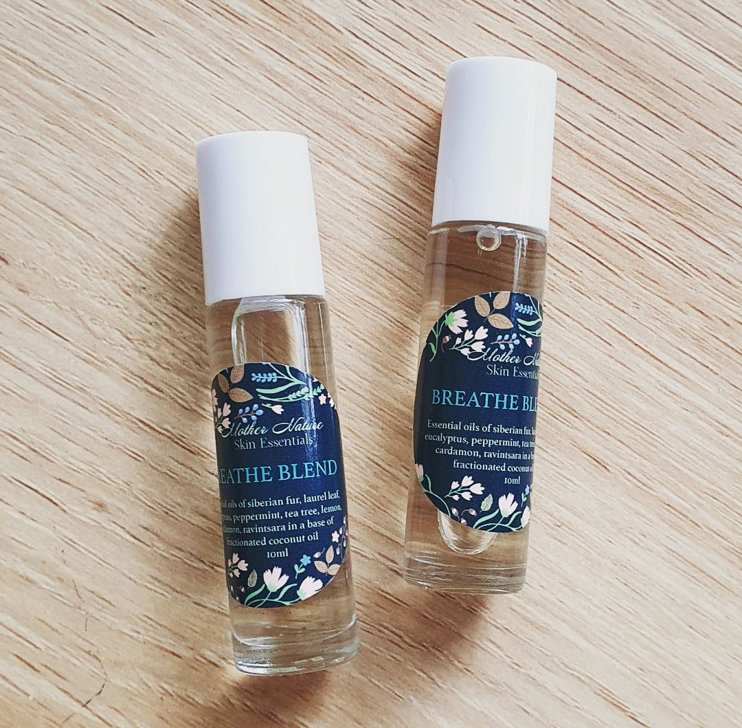 Image of BREATHE/Respiratory Essential Oil Roller Blend 