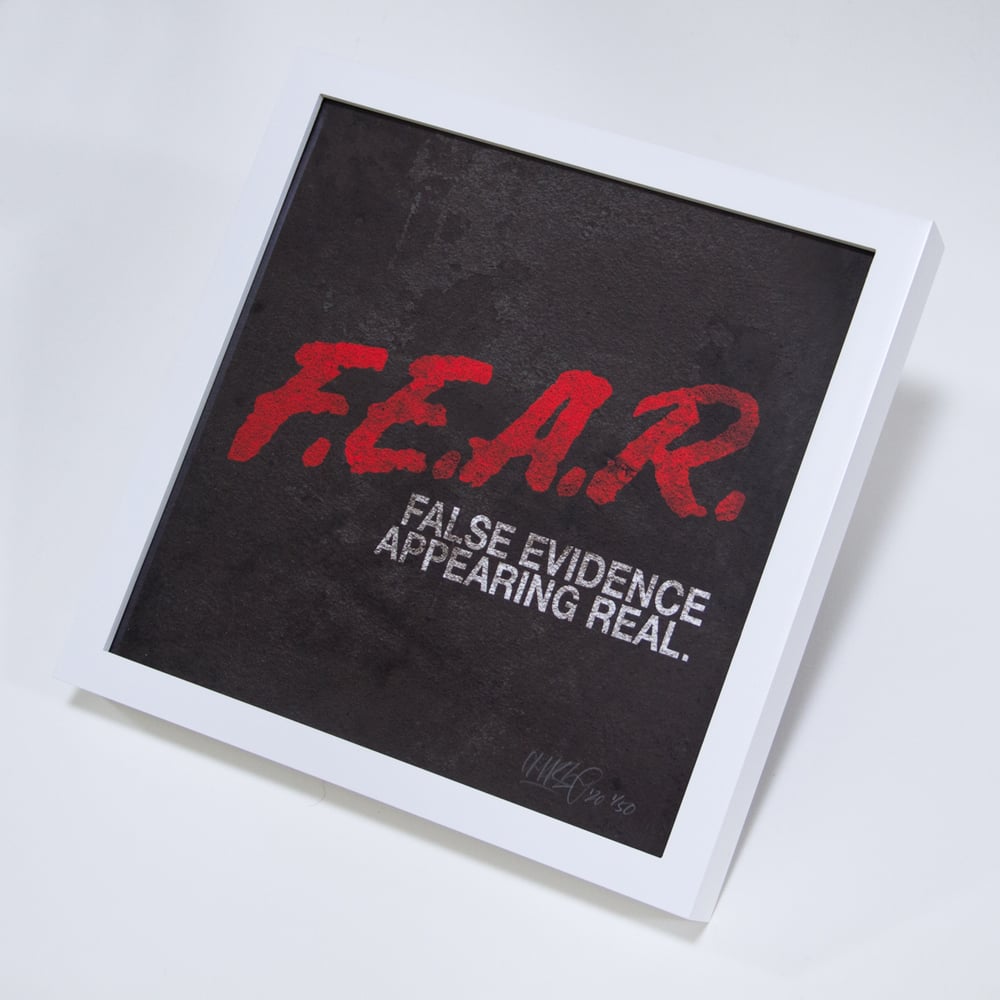 Image of 'F.E.A.R.' - Print (Framed)