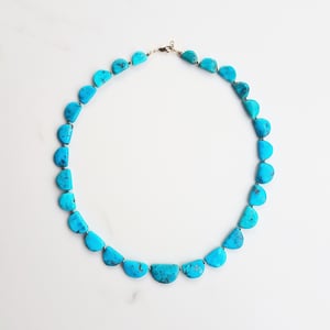 Half Moon Turquoise Necklace 
