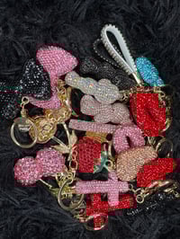 Image 1 of Bedazzled key chains 