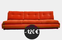 Image 1 of Canapé POP rouge orangé
