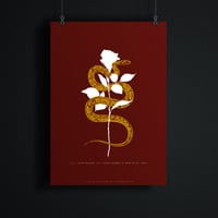 "Snake Rose" Poster