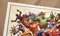 Image 3 of MARVEL HEROES Limited Edition Giclée Art Print