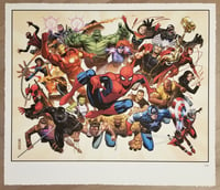 Image 1 of MARVEL HEROES Limited Edition Giclée Art Print