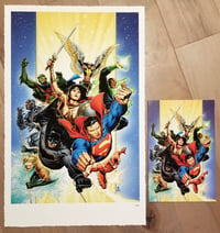 Image 3 of JUSTICE LEAGUE Limited Edition Giclée Art Print