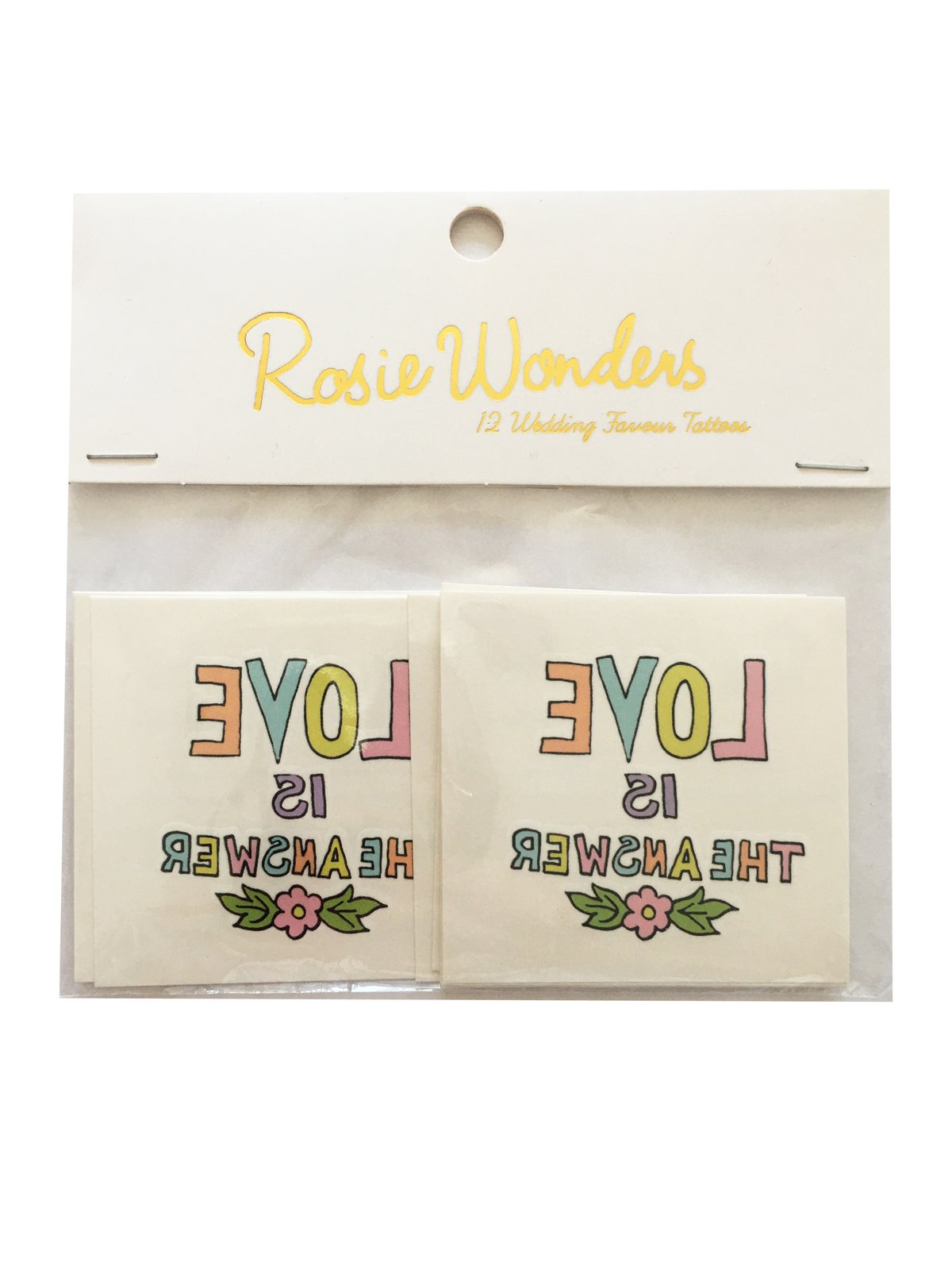 Wedding Favour Temporary Tattoos 