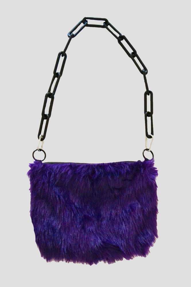 Image of Fur monster purse 