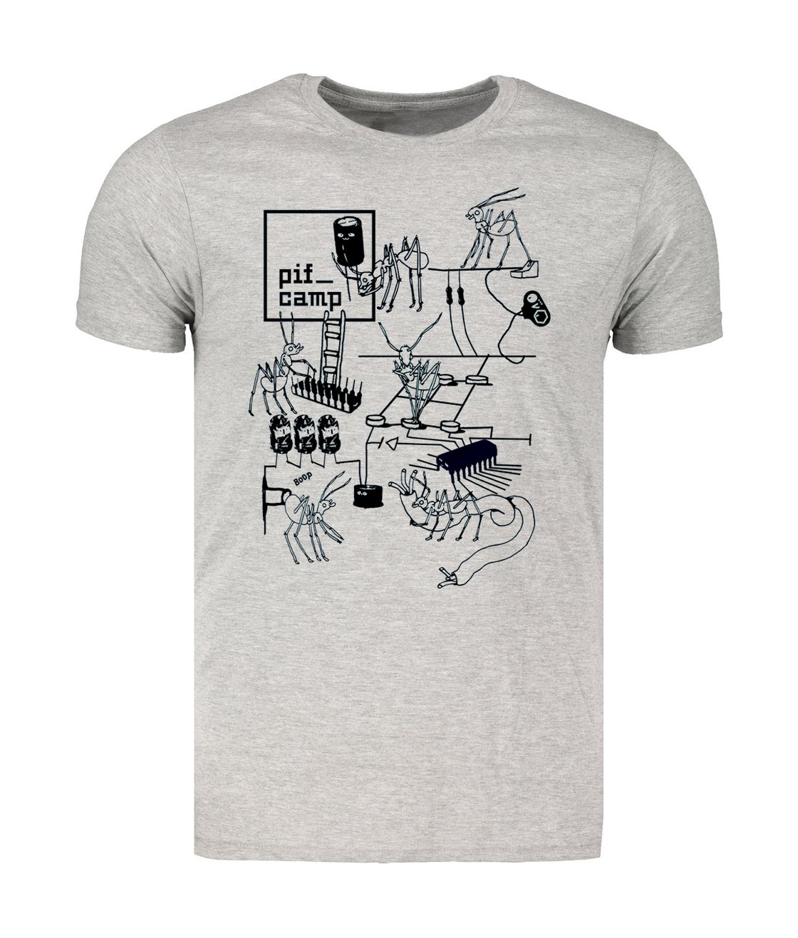 Image of PIFcamp 2020 T-shirt (ash)