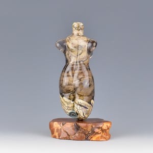 Image of XXL. Chateau Goddess - Flamework Glass Sculpture Bead
