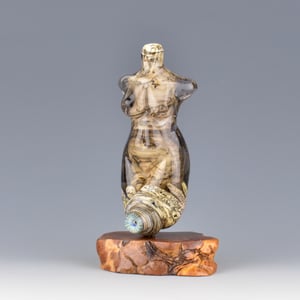 Image of XXL. Chateau Goddess - Flamework Glass Sculpture Bead