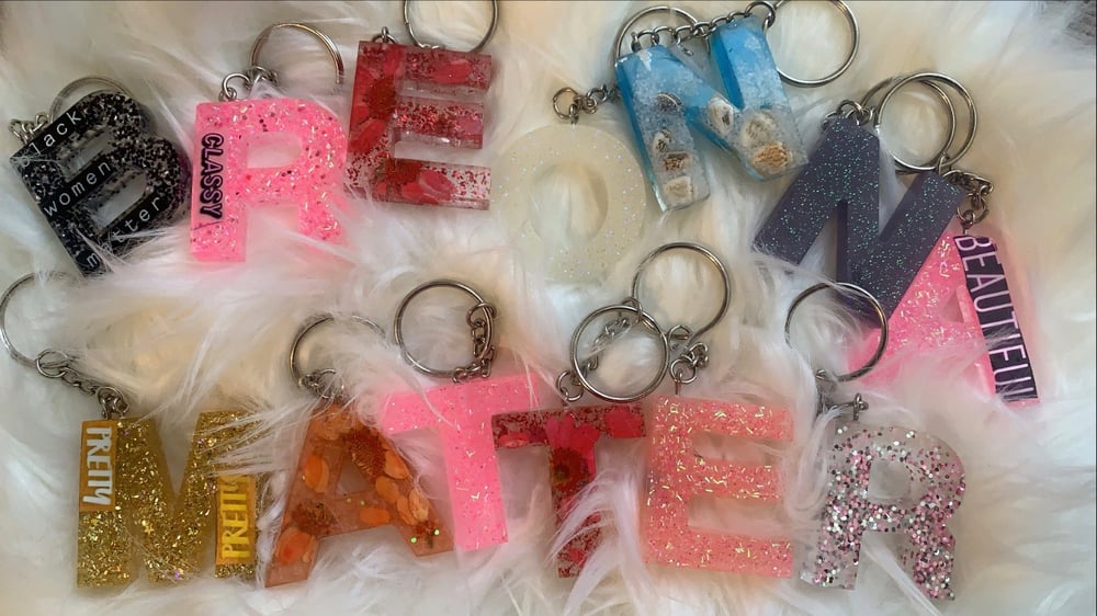 Image of Letter KeyChain 