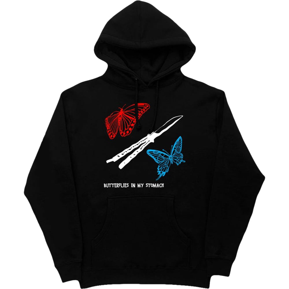 "BUTTERFLIES IN MY STOMACH" HOODIE BUFFALO