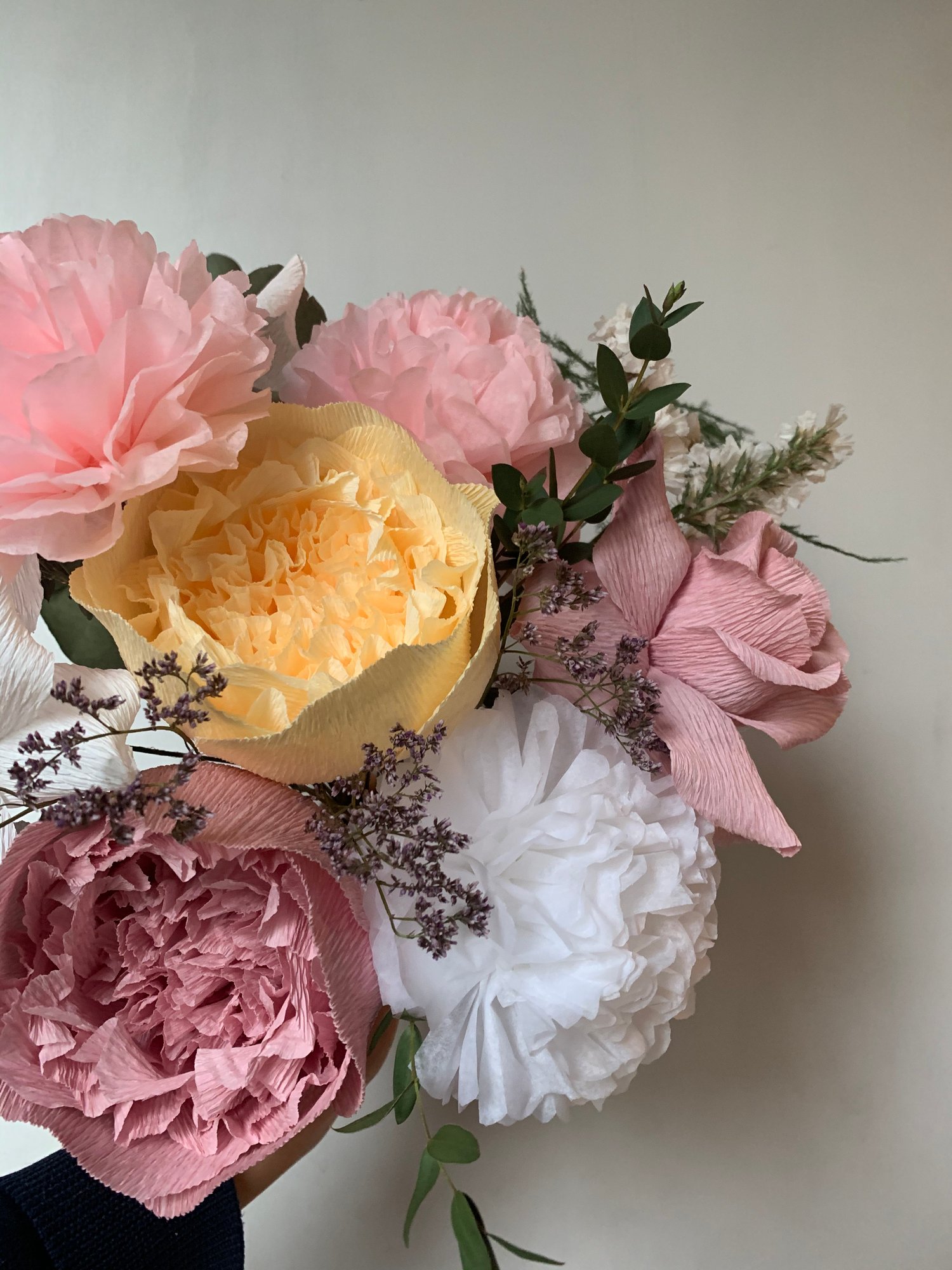 Image of Romantic Bouquet - Peonies, Roses & Pom Pom