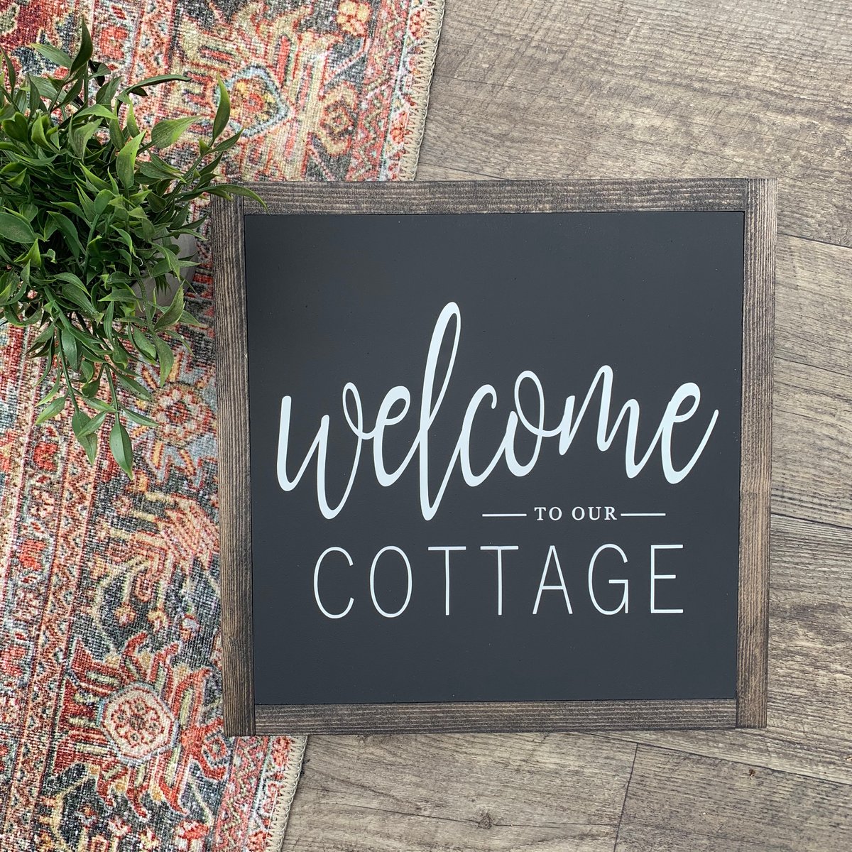 Welcome to our Cottage | Chalked signs
