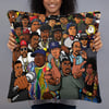 The Golden Age of Hip Hop by Beddo (Color); Accent Pillow