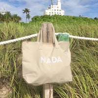Image 1 of NADA - 12oz tote canvas