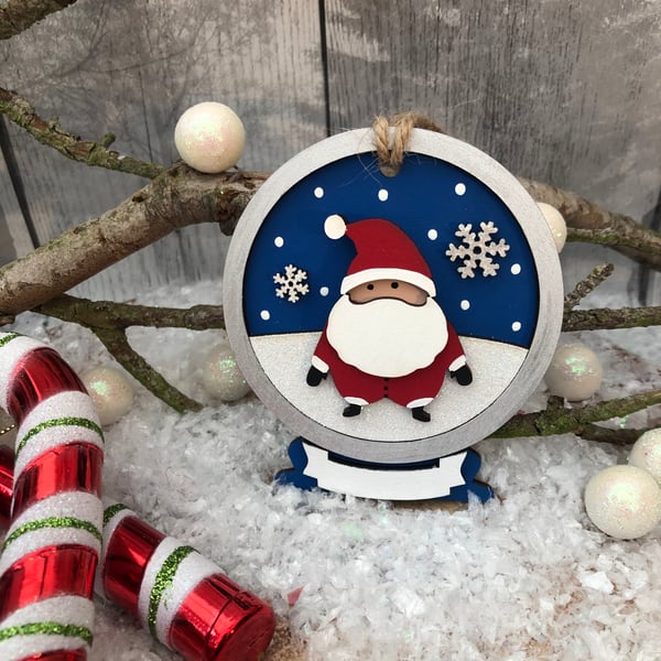 Image of Santa Snowglobe Decoration
