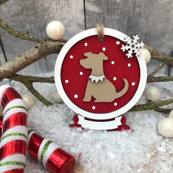 Image of Dog Snowglobe Decoration
