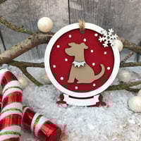 Image 1 of Dog Snowglobe Decoration 