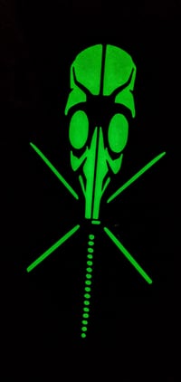 Image 5 of Chet Zar Gas Mask Logo - Mono  