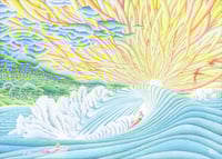 Image 1 of golden point - print