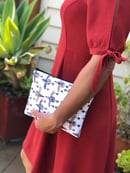 Image 2 of HONEYBEES CHROMA (Crete) ZIPPED POUCH