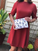 Image 4 of HONEYBEES CHROMA (Crete) ZIPPED POUCH