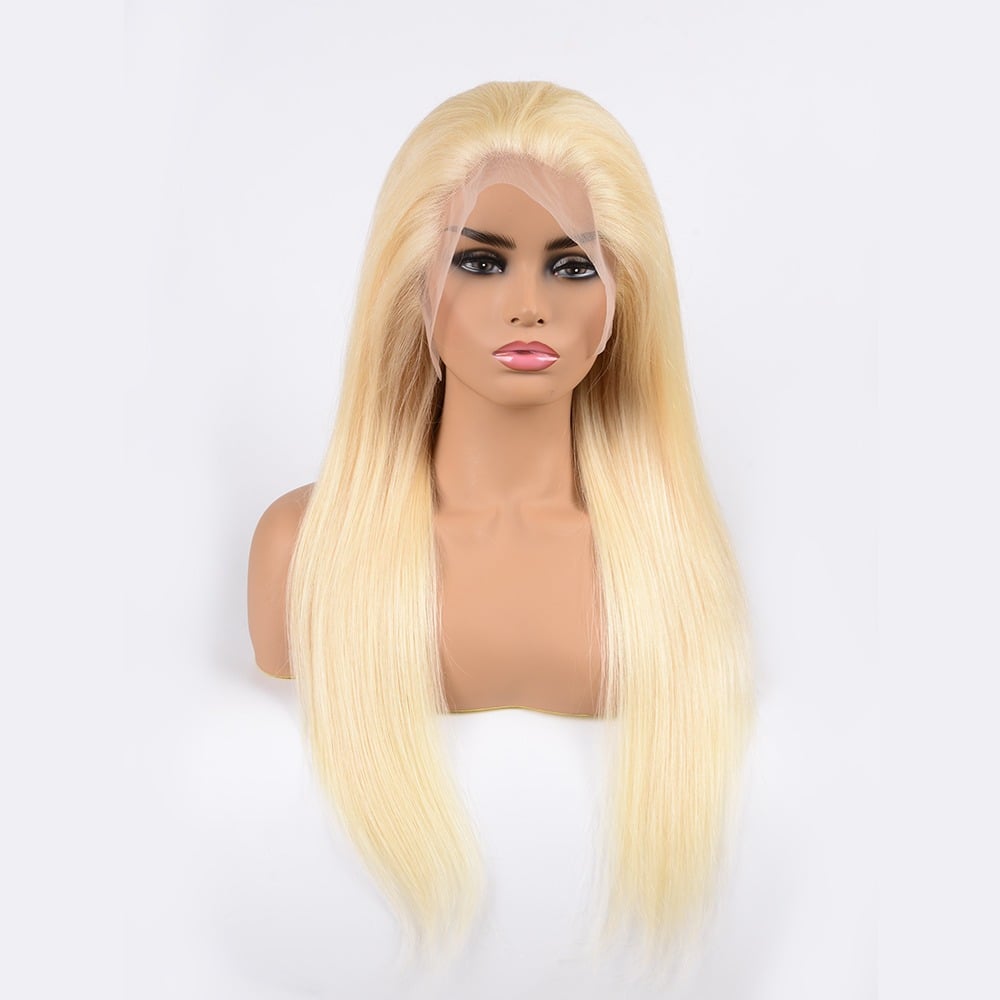 Image of 613 Blonde brazillan human hair lace frontal 