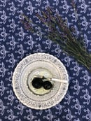 Image 1 of HONEYBEES SKURO BLE (Crete) LINEN TEA TOWEL / WALL ART PRINT