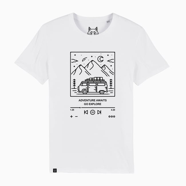 Go Explore.mp3 T-Shirt Organic Cotton