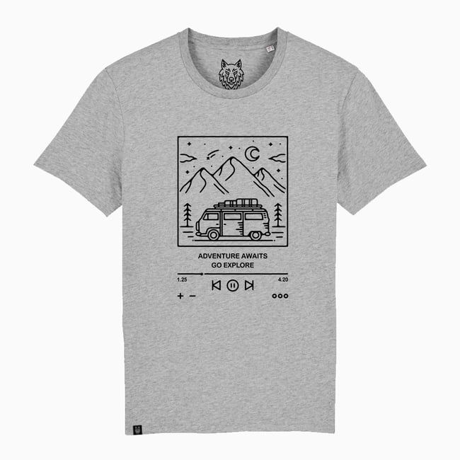 Go Explore.mp3 T-Shirt Organic Cotton
