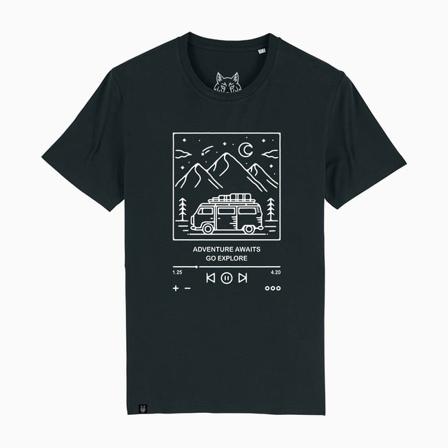 Go Explore.mp3 T-Shirt Organic Cotton