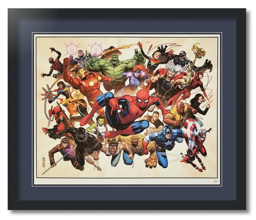 MARVEL HEROES Limited Edition Giclée Art Print | Jim Cheung Art