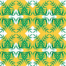 Image 4 of TUCANO AMARELO (Brazil) LINEN TEA TOWEL / LINEN WALL ART PRINT