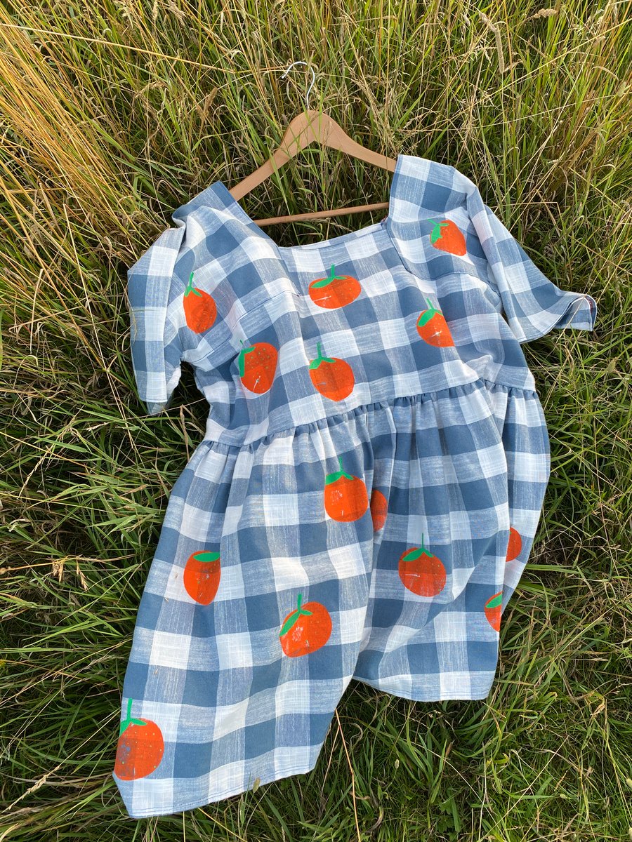 Fruit Basket Dress Orange Jam Northern Picnic