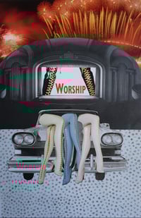 Image 1 of 'Drive- In Worship'