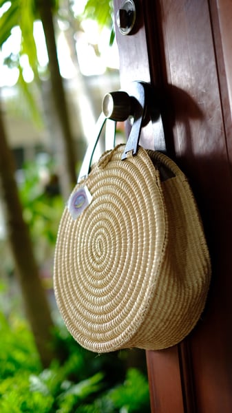 Image of Toquilla straw handbag 